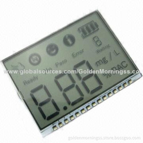 7-segment Custom LCD Display Module, TN Positive